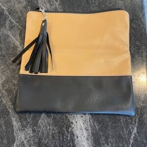 Leather clutch